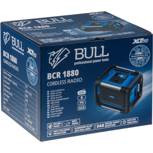 Аккумуляторное радио BULL BCR 1880 XLTpro SOLO 1325853 фото 5