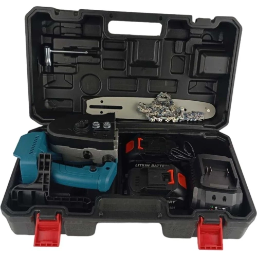 Пила аккумуляторная цепная AktiTool CS2040 (10", 20 В, 2 Li-ion аккум. 4000 mAh) 101512 фото 6