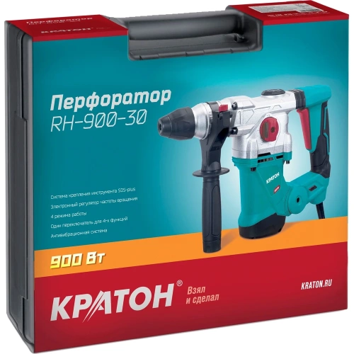 Перфоратор Кратон RH-900-30 3 07 01 027 фото 6