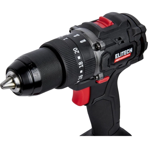 Аккумуляторная ударная дрель Elitech CD 20ISL2 (20В, 2х4Ач, 60Нм, BL) HD 205723 фото 7