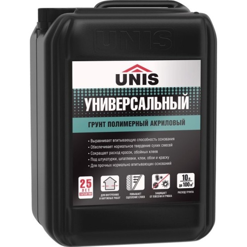 Грунтовка Unis универсальная 10 л