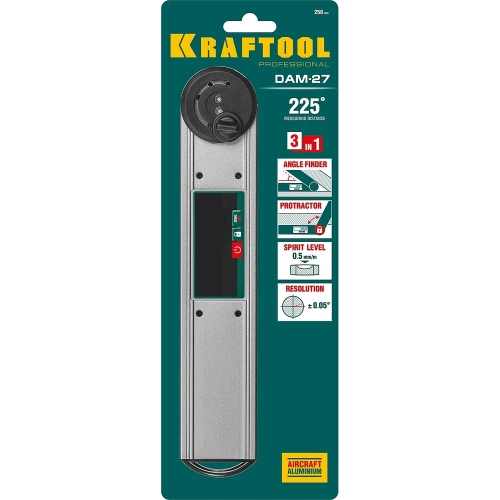 Электронный угломер KRAFTOOL DAM-27 250 мм 34684 фото 8