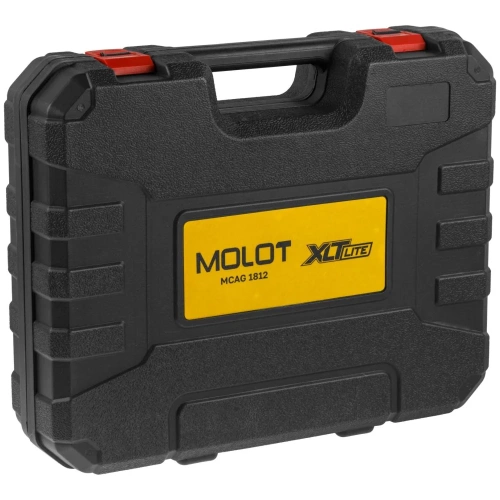 Шлифмашина угловая аккумуляторная MOLOT MCAG 1812 XLT Lite SET 2318032 фото 9