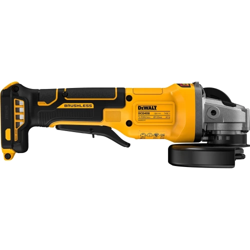 Аккумуляторная угловая шлифмашина DEWALT DCG408N, 18 В, 125 мм, 9000 об/мин, без АКБ и ЗУ () DCG408N-XJ фото 4