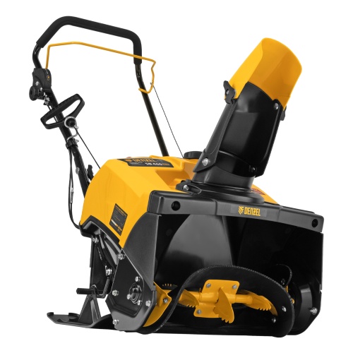Бензиновая снегоуборочная машина SB 460 Sled, 99cc, лыжи ручной старт Denzel фото 2