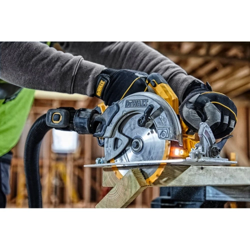 Аккумуляторная дисковая пила Dewalt DCS570P2, 18 В, 184 мм, 5500 об/мин, с 2 АКБ 5 Ач и ЗУ, в кейсе TSTAK DCS570P2-QW фото 10