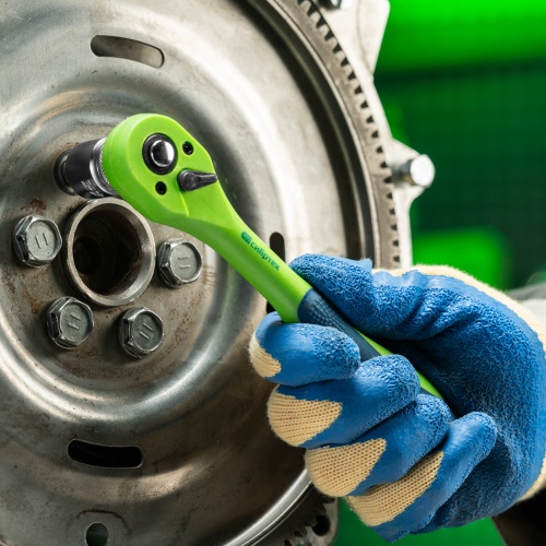 Ключ-трещотка 3/8", CrV, 72 зуба, с быстрым сбросом Сибртех фото 10