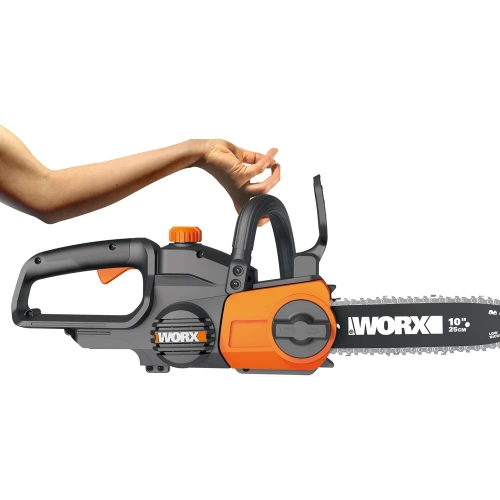 Аккумуляторная цепная пила WORX 20в, 25 см, 2ач х1 и зу 2а WG322E.1 фото 5