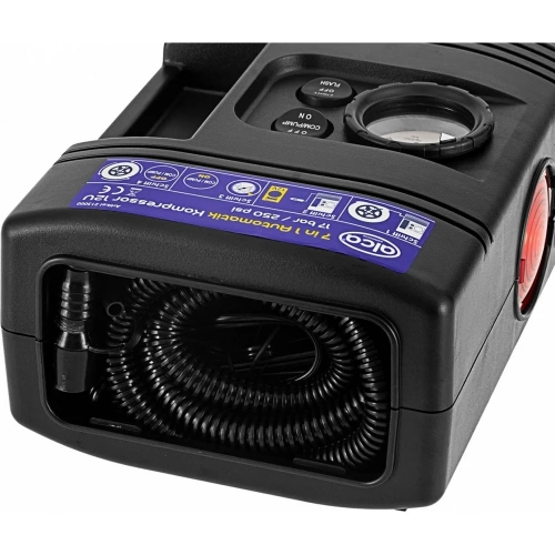 Компрессор Alca Automatik 7 in 1 с фонарем, 12 В, 12 А, 9 л/мин, 125 Вт 213000 фото 8