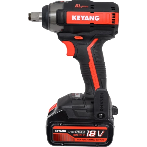 Бесщеточный аккумуляторный ударный гайковерт KEYANG IW18BLA фото 8