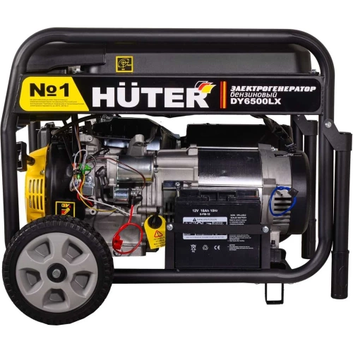 Электрогенератор Huter DY6500LX с колёсами и аккумулятором 64/1/15 фото 3