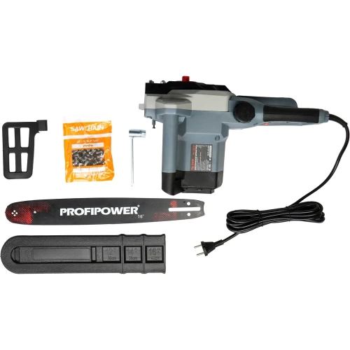 Пила цепная Profipower сетевая ПЦ-2400, 2400 Вт, 16 дюймов, 49 звеньев, в коробке E0263 фото 4