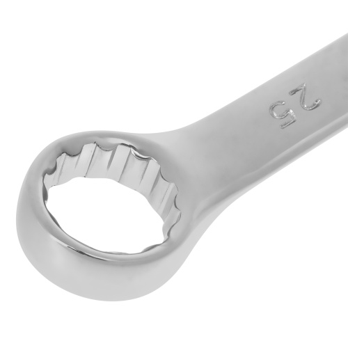 Ключ комбинированный, 25 мм, CrV, полированный хром Matrix фото 4