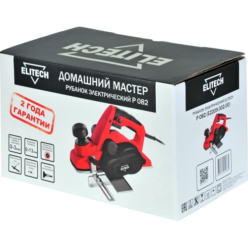 Рубанок Elitech Р 082 (E2209.002.00) ДМ 202423 фото 6