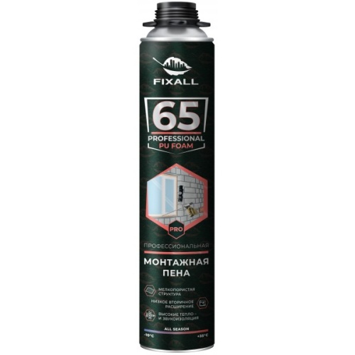ПЕНА ПРОФЕССИОНАЛЬНАЯ FIXALL 65 PRO 850мл