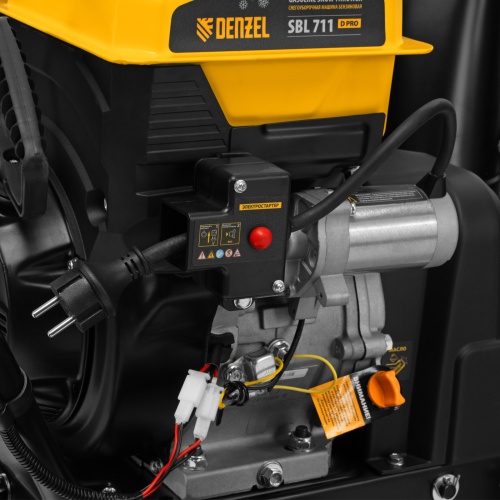Бензиновая снегоуборочная машина SBL 711D PRO, 302cc, эл.старт, фара, обогрев, блок. дифф. Denzel фото 14