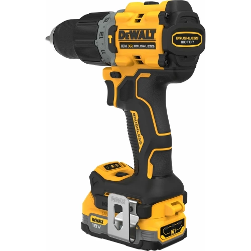 Ударная бесщеточная дрель-шуруповерт DEWALT 2 скорости, 2 АКБ 18 В XR Li-Ion DCD805E2T-QW фото 7