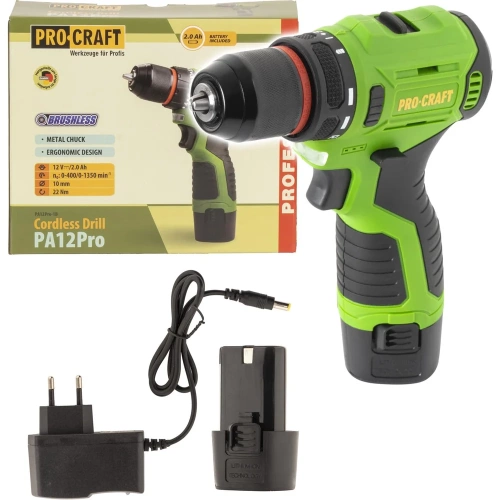Аккумуляторная дрель-шуруповерт PROCRAFT PA12PRO фото 11