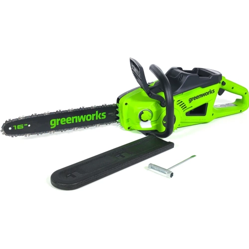 Цепная аккумуляторная пила GreenWorks GD40CS20X 40V, 40 см, 2000 Вт, бесщеточная, c 1хАКБ 4 Ач И ЗУ 2008807USB4 фото 10