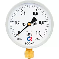 Общетехнический манометр РОСМА ТМ-510Р.00 М2 (0-10кгс/см2) ДК100 М20х1.5, кл. точн. 1.5 D070-01336