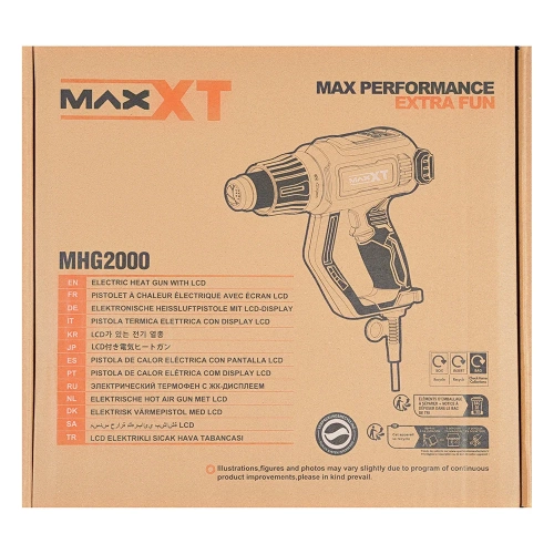 Строительный фен MAXXT, 2000W MHG2000 фото 6
