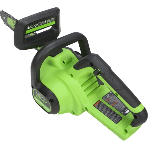 Цепная пила аккумуляторная GreenWorks GD24CS30, 24V, 30см, бесщеточная, c 1хАКБ 2 Ач c USB и ЗУ 2007007USB2 фото 5