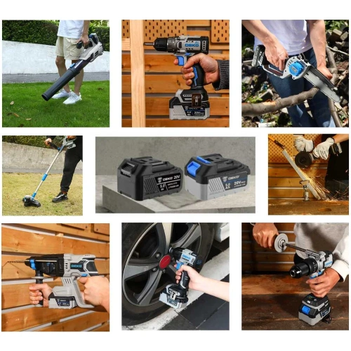 Дрель-шуруповерт аккумуляторная бесщеточная компактная DEKO Loner 12V PRO в кейсе со съёмным патроном, 12В, 2x3.0Ач 085-1122 фото 9