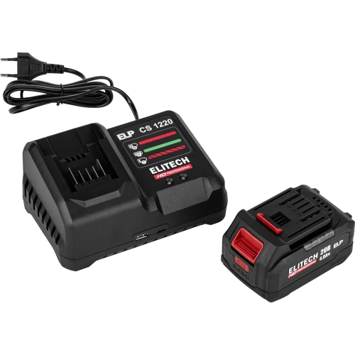 Перфоратор аккумуляторный Elitech HD CRH 2024BL (SDS+, 2,5Дж, 20В, 1х4Ач) 214705 фото 9