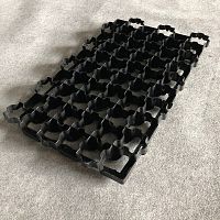Решетка для газона черная 640X395X40