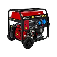 Генератор бензиновый DDE G850E (1ф, 8/8,5/15 кВт, 40 л, эл старт, подготовка ATS, трансп. устр) 921-350