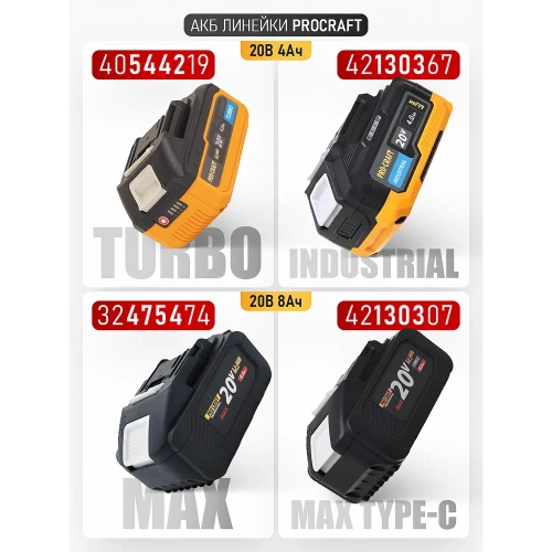 Батарея PROCRAFT Universal BAT20/8 фото 11