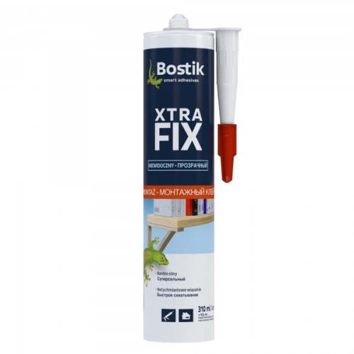 Монтажный клей Bostik XTRA FIX прозрачный 310 мл
