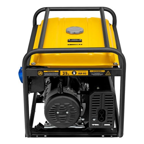 Генератор бензиновый GE 7900, 6.5 кВт, 220 В/50 Гц, 25 л, ручной пуск Denzel фото 7