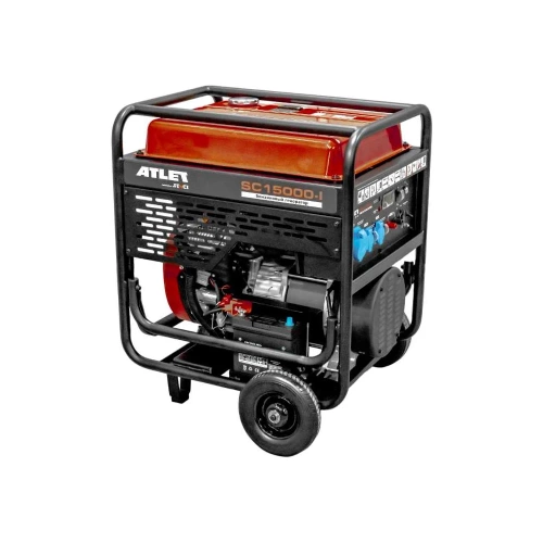 Бензиновый однофазный генератор 13кВт ATLET SC15000-I фото 5