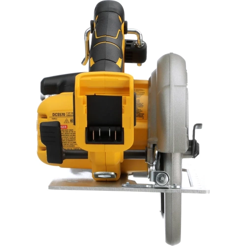 Аккумуляторная дисковая пила Dewalt DCS570P2, 18 В, 184 мм, 5500 об/мин, с 2 АКБ 5 Ач и ЗУ, в кейсе TSTAK DCS570P2-QW фото 5