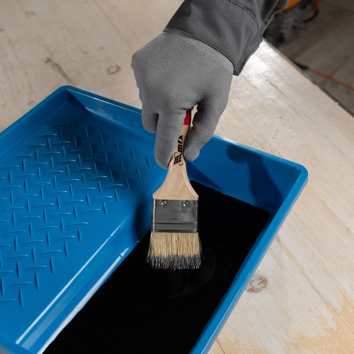 Кисть плоская "Стандарт" 2" (50 мм) натуральная щетина, деревянная ручка MTX фото 7 Кисть плоская "Стандарт" 2" (50 мм) натуральная щетина, деревянная ручка MTX фото 7