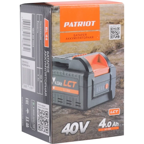 Батарея аккумуляторная Patriot BL44 40В платформа LCT, 4.0Ач(21700) 180301144 фото 6
