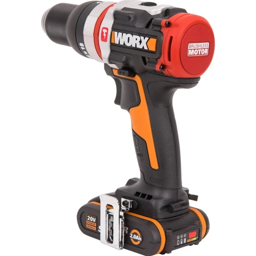 Аккумуляторная бесщеточная ударная дрель-шуруповерт WORX WX354 фото 5