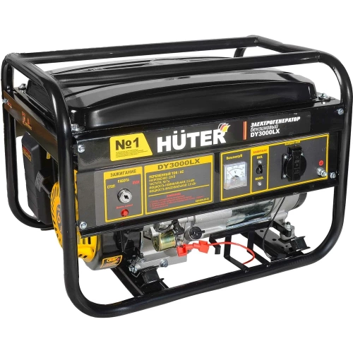 Бензиновый электрогенератор Huter DY3000LX с электростартером 64/1/10 фото 4