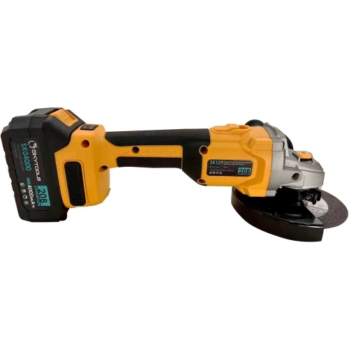 Аккумуляторная углошлифовальная машина Skytools 4.0 ач х 2 SK129 фото 6