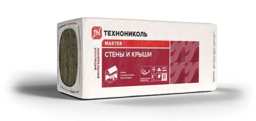 Плита минераловатная ТЕХНОНИКОЛЬ 34 PN Стены и крыши ПРОФ, 1200x600x50 мм, 17,28 м2