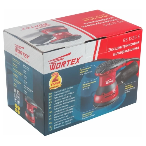 Эксцентриковая орбитальная шлифмашина WORTEX RS 1235 E RS1235E01319 фото 7