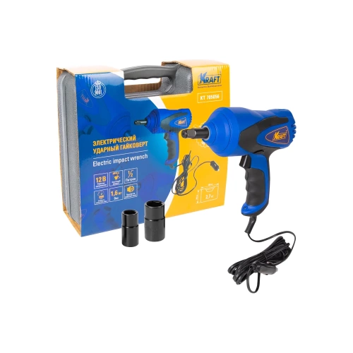 Электрический ударный гайковерт KRAFT 1/2", 380 Нм KT 705056 фото 11