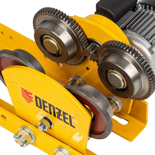 Каретка электрическая для тельфера Т-1000,1 т, 540 Вт Denzel фото 6