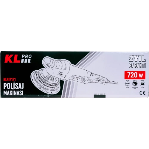 Профессиональная полировальная угловая машина KLPRO (720вт, 5000 об/мин, 150мм, орбитальное вращение) 16898 KLPJ7171 фото 10