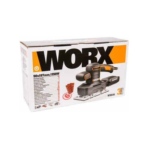 Электрическая виброшлифмашина WORX 250Вт WX641 фото 10