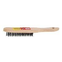 Щетка проволочная стальная Stayer 35020-4 4 ряда