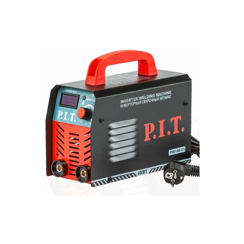 Сварочный аппарат P.I.T. IGBT 4.8кВт, 180А, ПВ-60, ММА 1.6-3.2мм, 190-250В, гор.старт PMI180-C1