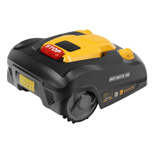 Робот-газонокосилка Grass Master 1000  1000м², 3Ач, 28V, LCD дисплей, Wi-Fi Denzel фото 8