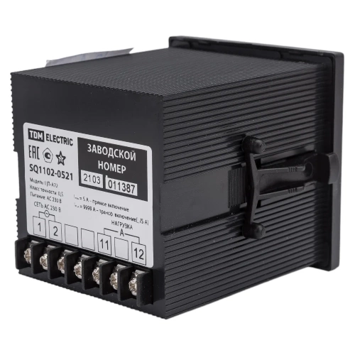 Цифровой амперметр TDM ELECTRIC ЦП-А72 0-9999А-0.5-Р SQ1102-0521 фото 6